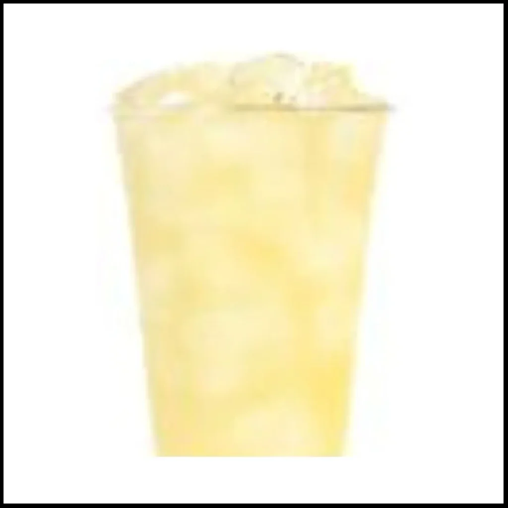 Glass of Chipotle Organic Lemonade with fresh lemons and ice, showcasing zesty refreshment